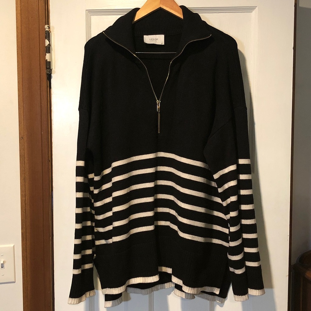 Legoe Heritage | maternity Sadie striped sweater jumper | M/L - Picture 7 of 13